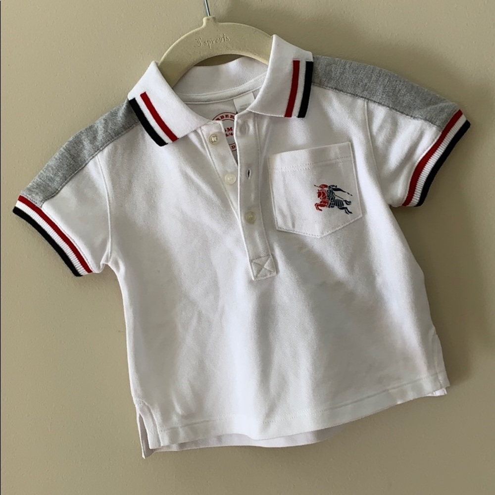 NWT Burberry Infant Polo Size 6 Months